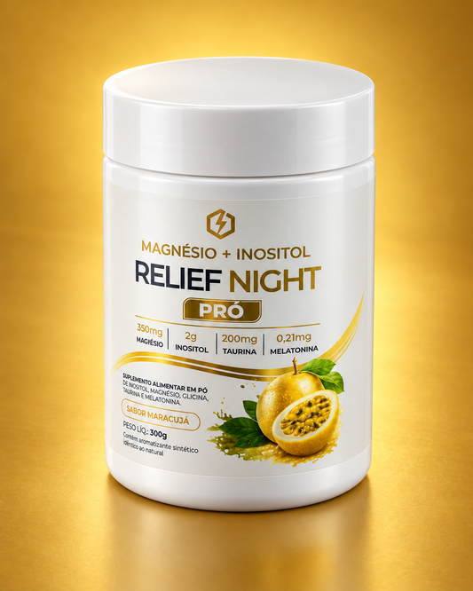 Relief Night Pro Magnésio + Inositol | Sono e Relaxamento